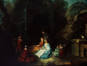 Huilusoittaja tekijältä Jean Antoine Watteau