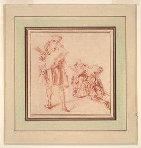 Kaksi värvättyä tekijältä Jean Antoine Watteau
