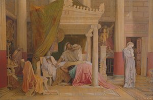 Antiokhos ja Stratonice, 1840 tekijältä Jean Auguste Dominique Ingres