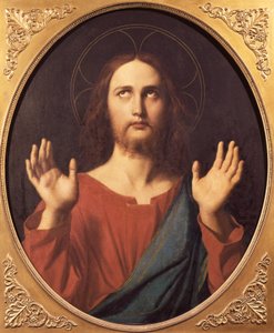 Kristus, Jean Auguste Dominique Ingres (1780-1867), öljy kankaalle, 80x66 cm. tekijältä Jean Auguste Dominique Ingres