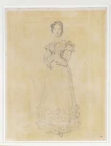 Francoise Leblanc, Jacques-Louisin vaimo, Elisan sihteeri ... tekijältä Jean Auguste Dominique Ingres