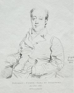 Frederic 5. Earl of Guilford, 1815. tekijältä Jean Auguste Dominique Ingres