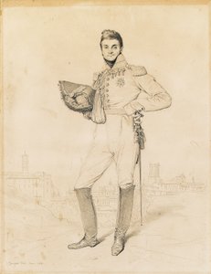 Kenraali Louis-Etienne Dulong de Rosnay, 1818 tekijältä Jean Auguste Dominique Ingres