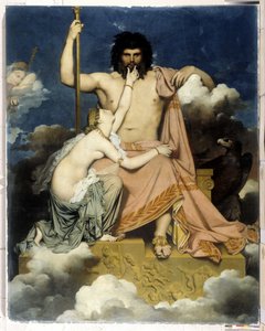 Jupiter ja Thetis tekijältä Jean Auguste Dominique Ingres