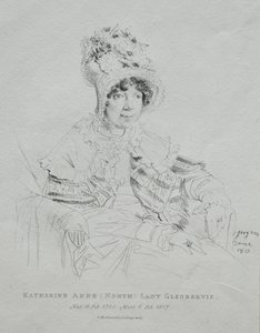 Katherine Anne Lady Glenbervie tekijältä Jean Auguste Dominique Ingres