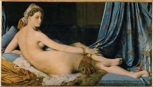 La Grande Odalisque - Suuri odalisko ... tekijältä Jean Auguste Dominique Ingres