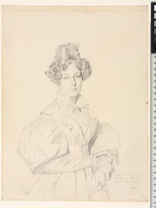 Madame Désiré Raoul-Rochette, 1830 tekijältä Jean Auguste Dominique Ingres