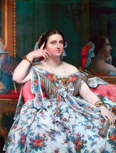 Madame Moitessier, 1856 tekijältä Jean Auguste Dominique Ingres