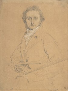 Niccolò Paganini 1784-1840, n. 1830 tekijältä Jean Auguste Dominique Ingres