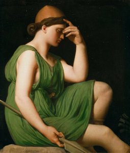 Odysseus. Study for the Triumph of Homer, c. 1850. tekijältä Jean Auguste Dominique Ingres