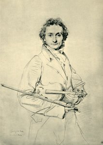 Paganini, Rooma, 1819, 1943. tekijältä Jean Auguste Dominique Ingres