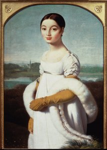 Mademoiselle Caroline Rivieren muotokuva - öljy kankaalle tekijältä Jean Auguste Dominique Ingres