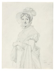 Nuoren naisen muotokuva tekijältä Jean Auguste Dominique Ingres
