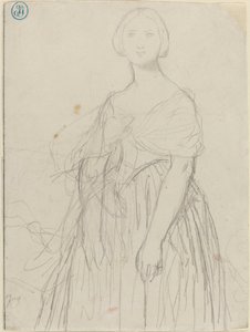 Madame Moitessierin luonnos tekijältä Jean Auguste Dominique Ingres