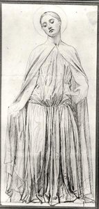 St. Adelaide, 1842 (grafiitti) tekijältä Jean Auguste Dominique Ingres