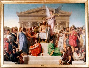 "Homeroksen apoteoosi", 1827