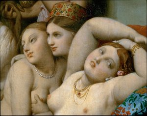 Turkkilainen kylpylä ... tekijältä Jean Auguste Dominique Ingres