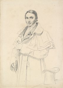 Jean-Francois-Antoine Forestin kolme neljäsosaa muotokuva, 1823 tekijältä Jean Auguste Dominique Ingres