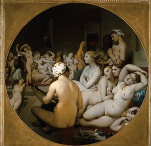 Turkkilainen sauna tekijältä Jean Auguste Dominique Ingres