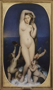 Venus Anadyomene tekijältä Jean Auguste Dominique Ingres