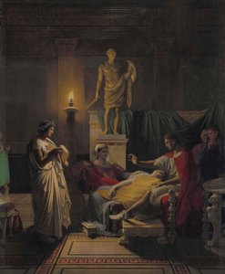 Vergilius lukee Aeneista, 1864. tekijältä Jean Auguste Dominique Ingres