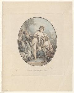 Leda ja joutsen tekijältä Jean Augustin Léveillé