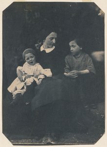 Kahden lapsen äiti, n. 1855. tekijältä Jean Baptist Frénet