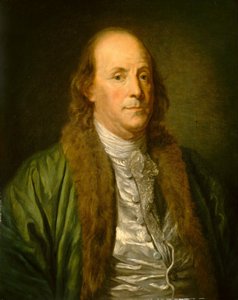 Benjamin Franklin (öljy kankaalle)