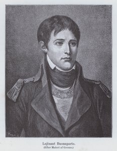 Napoleon Bonaparte nuorena tykistöluutnanttina, c1785 (litho)