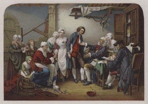 The Village Bride (väri litho)