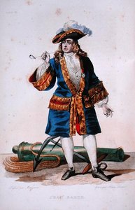 Jean Bartin (1651-1702) muotokuva n. 1830 (värikaiverrus) tekijältä Jean Baptiste (after) Mauzaisse