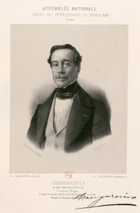 Kansalliskokous, kansanedustajien galleria - Nicolas Changarnier tekijältä Jean Baptiste Adolphe Lafosse