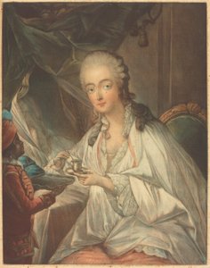 Rouva du Barry tekijältä Jean Baptiste André Gautier Dagoty after François Hubert Drouais
