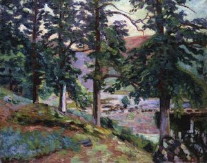 La Creuse, Limousin, n. 1910 (öljy kankaalle) tekijältä Jean Baptiste Armand Guillaumin