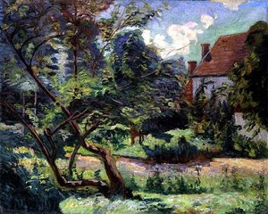 Orchard at Edge of the Wood, Miregaudon tekijältä Jean Baptiste Armand Guillaumin