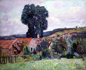 Hamlet, n.1890 (öljy kankaalle) tekijältä Jean Baptiste Armand Guillaumin
