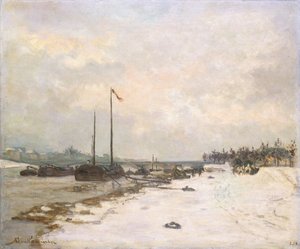 Seinen laituri Pariisin ympäristössä; Seinen laiturit Pariisin ympärillä, 1873 tekijältä Jean Baptiste Armand Guillaumin