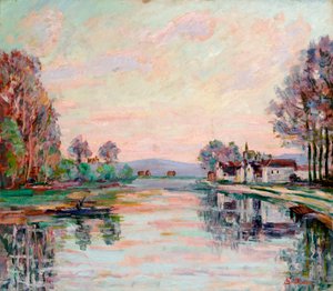 Seine Samoisissa, noin 1900 tekijältä Jean Baptiste Armand Guillaumin