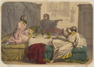 Esther tekijältä Jean Baptiste Auguste Leloir