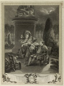 Thuileries-ilta tekijältä Jean Baptiste Blaise Simonet