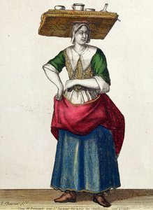 Cheese Crier, 1600-luvun loppu tekijältä Jean Baptiste Bonnart