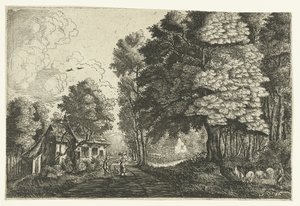 Paimen metsän reunassa tekijältä Jean Baptiste Bonnecroy