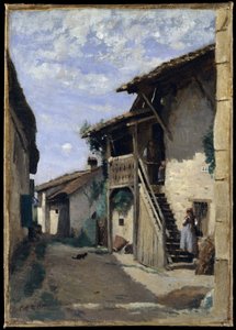 Kyläkatu, Dardagny tekijältä Jean-Baptiste-Camille Corot