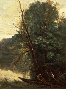 Kalastus verkoilla, ilta (La peche a l