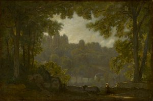 Metsän maisema tekijältä Jean Baptiste Camille Corot