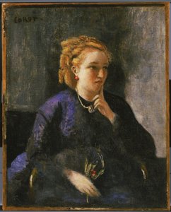 Ranskalainen:  Portrait de femme Portrait of a Woman