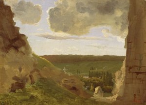Keskiaikaiset rauniot, n. 1828-1830 (öljy kankaalle asennettuna levylle)
