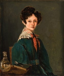 Mme Lemaistre, os Blanche Sennegon, Corotin veljentytär (Mme Lemaistre, os Blanche Sennegon, Corotin veljentytär) tekijältä Jean Baptiste Camille Corot