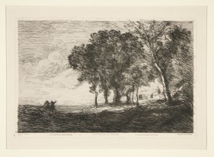 Maisema tekijältä Jean-Baptiste-Camille Corot