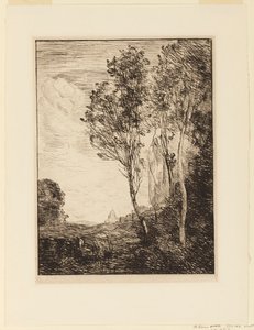 Matkamuisto Italiasta tekijältä Jean Baptiste Camille Corot